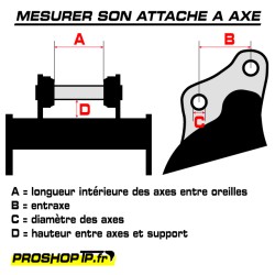 Godet 250mm pour 1,2 à 1,8T