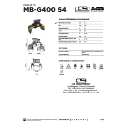 MB-G400 Pince de tri