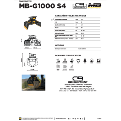 MB-G1000 Pince de tri