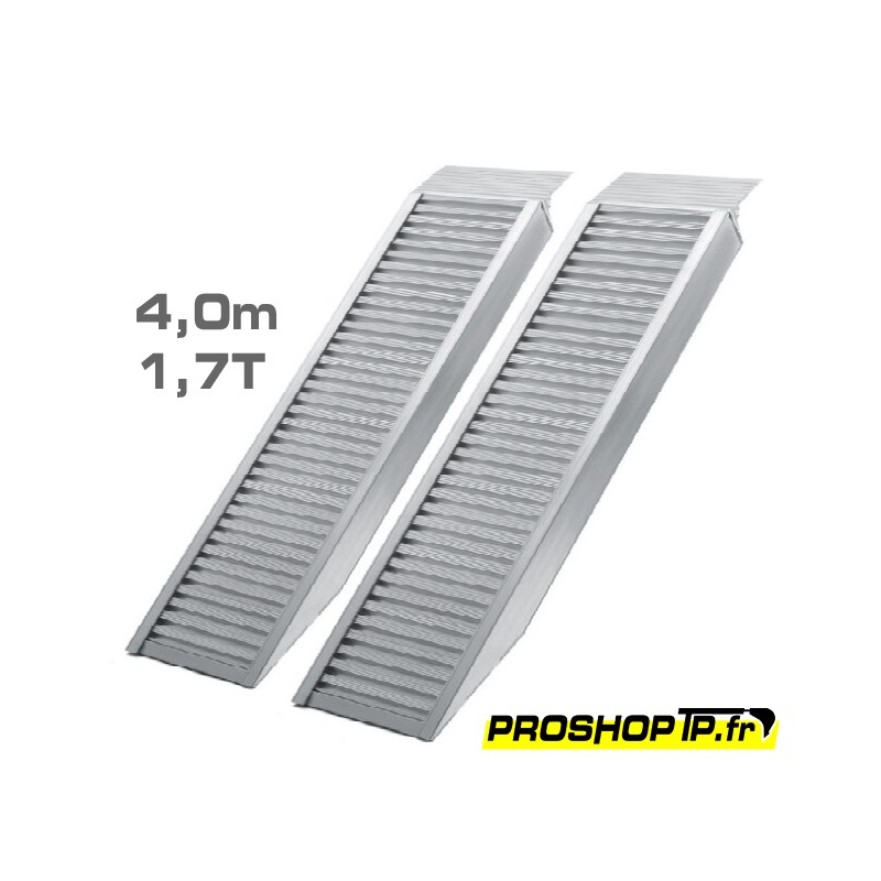 Rampes alu 4,0m 1,7T