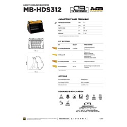 MB-HDS312 GODET CRIBLEUR BROYEUR